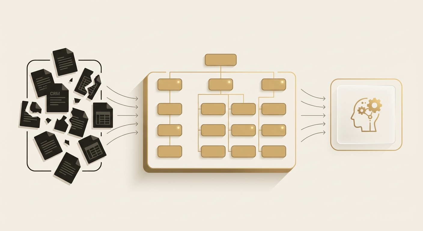 The context window is the new database — illustration