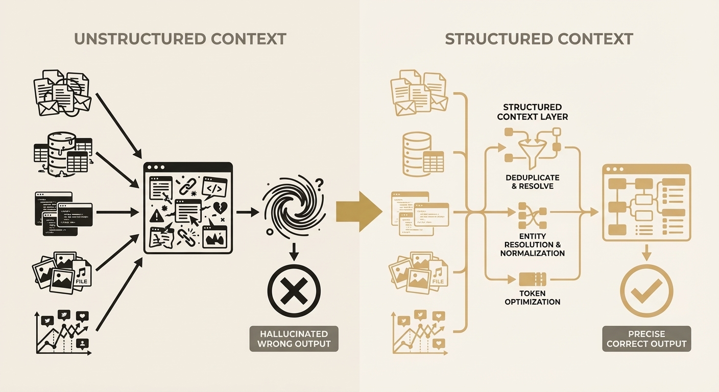 Unstructured vs. Structured Context